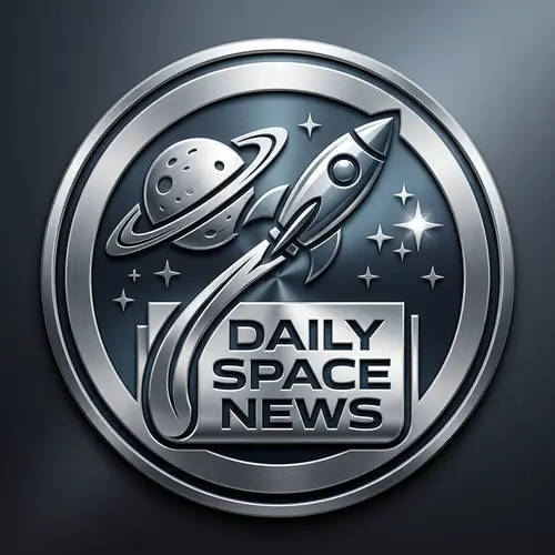 Daily Space News Icon | Metallic Design
