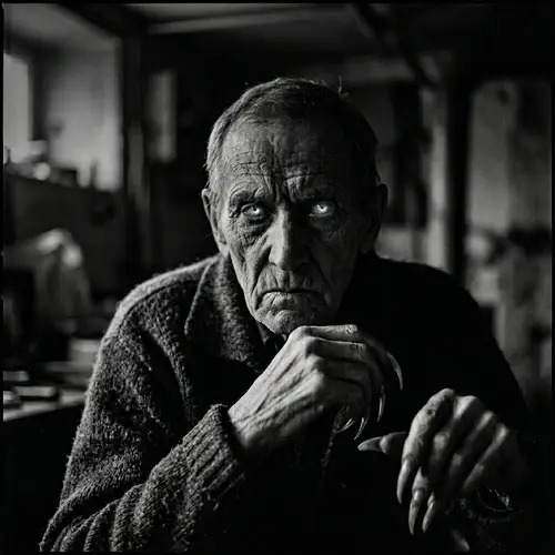 Sinister Gaze: An Encounter with Afton - Dark and Penetrating