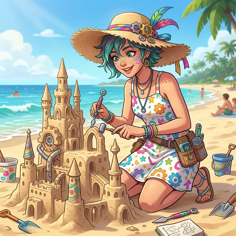 Jules Summer Beach Adventure | Fortnite Character Design Jules Summer Beach Adventure | Fortnite Character Design