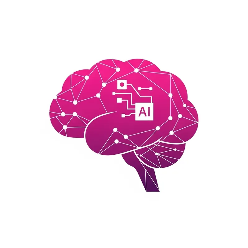 AI Project Management Icon in Magenta AI Project Management Icon in Magenta