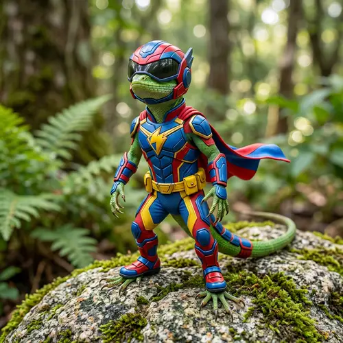 Superhero Inspired Lizard Costume for a Brave Defender