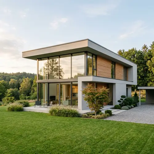 Minimalist House Design | Clean Lines & Neutral Colors