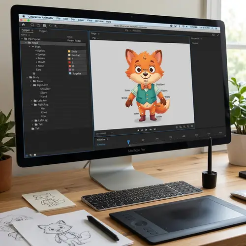 Create Puppets in Adobe Character Animator