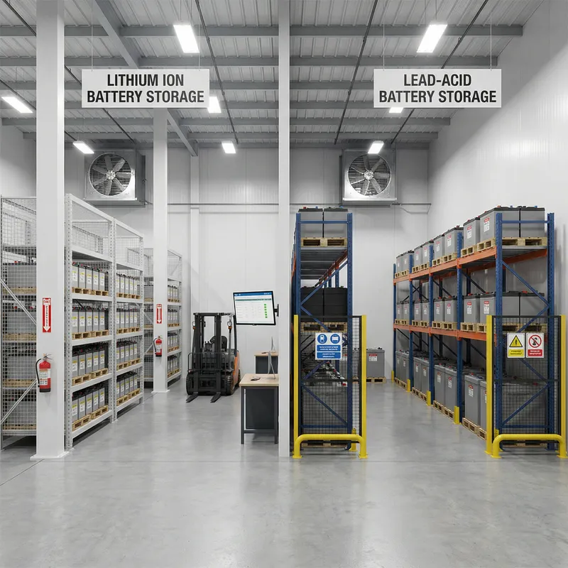 Ideal Storage for Lithium & Lead Batteries
