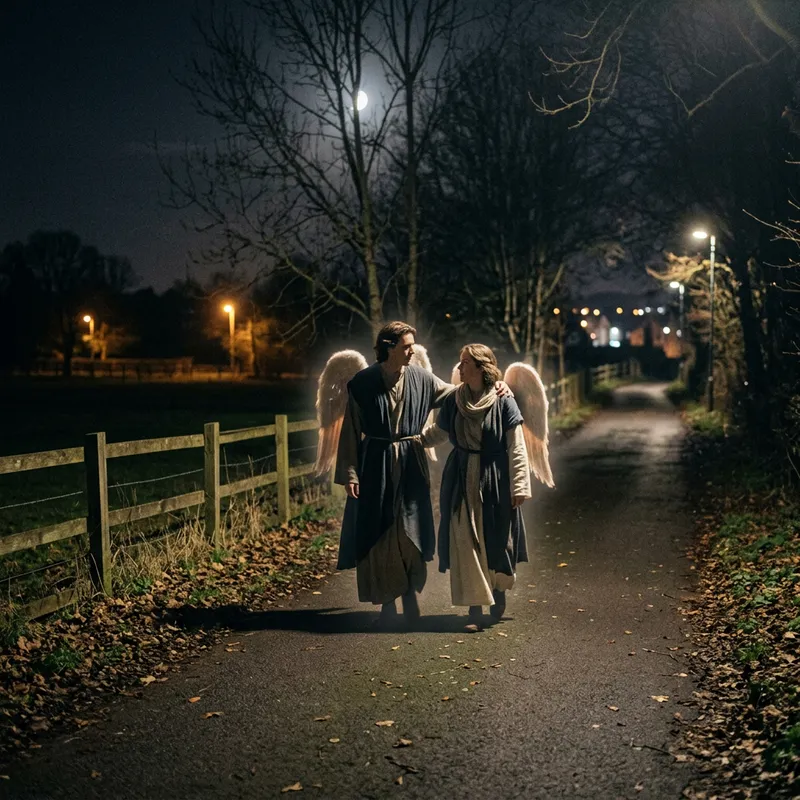 Angels on Their Nightly Journey