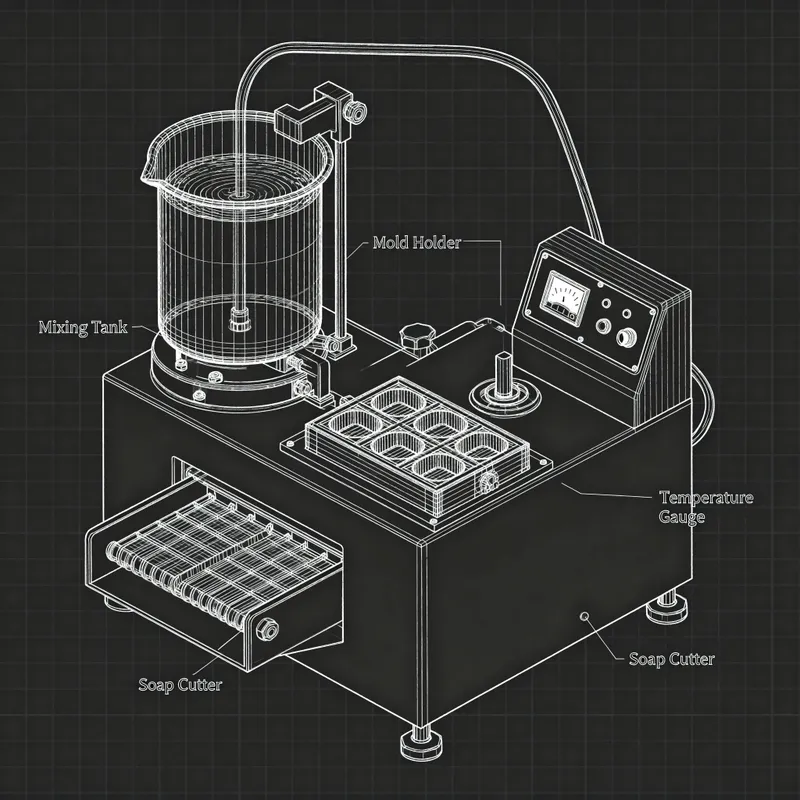 Blueprint for Handmade Soap Machine