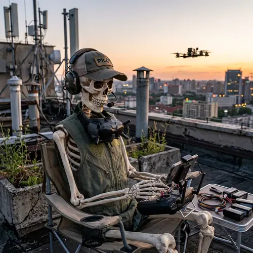 Skeleton Drone Pilot – A Unique Perspective