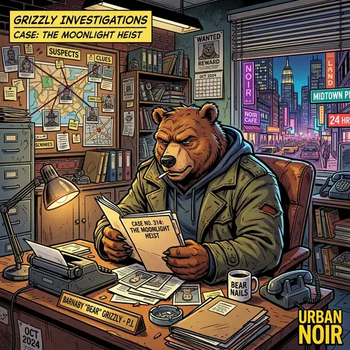 Detective Bear: Urban Comic Adventure