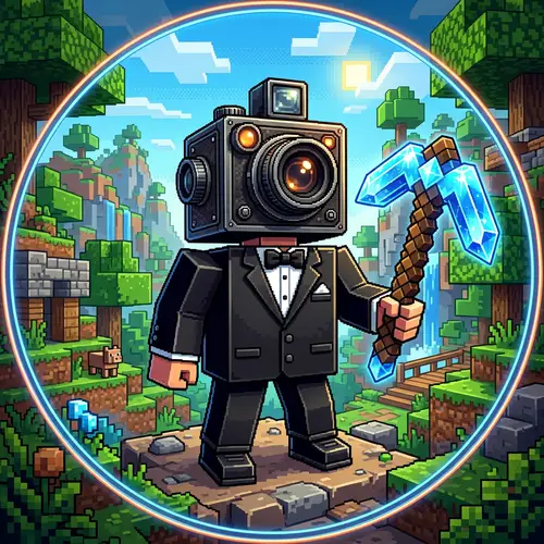 Unique Cuboid Avatar Design for YouTube Channel
