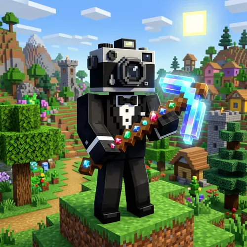 Unique Video Game Avatar Design for YouTube Channel