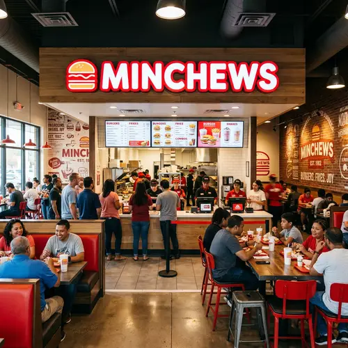 Minchews Fast Food Interior Design