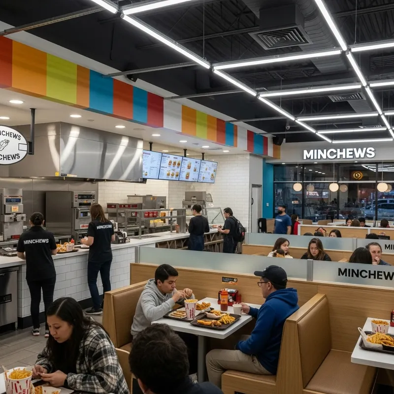 Minchews Fast Food Interior Design