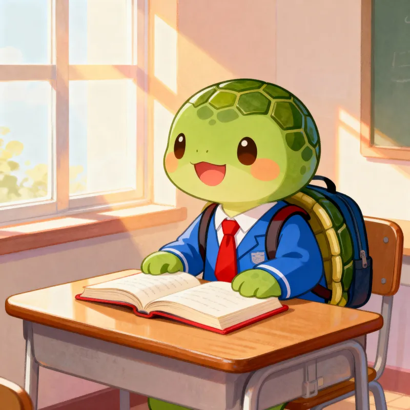School Turtle Mascot for Your Educational Needs