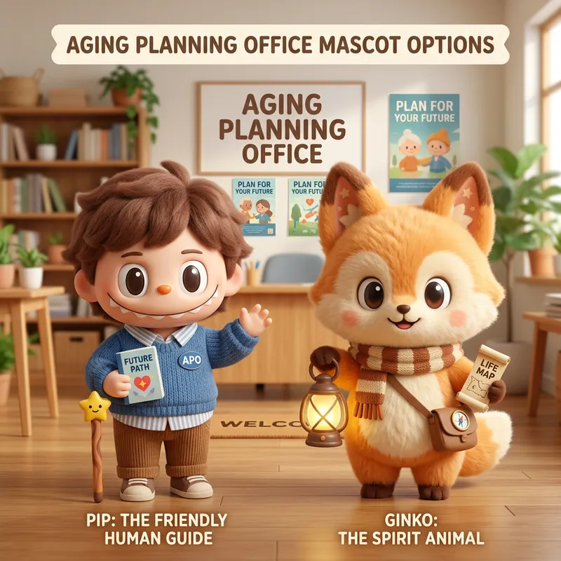 Friendly Mascot Ideas for Aging Planning Office