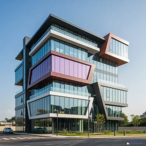 Innovative Five-Floor Company Building Design