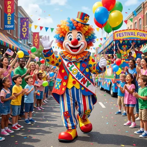 Meet Clowny: Your Favorite Clown Mascot