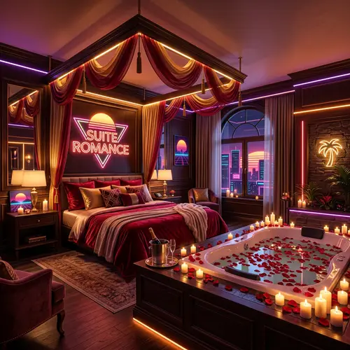Ultra-Realistic Suite Romance Hotel Design
