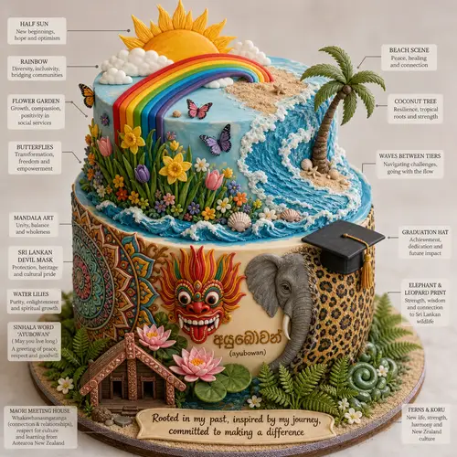 Creative Cake Ideas for Social Services Presentation