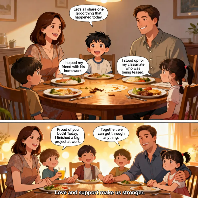 Family Dinner: Love and Support in Every Bite
