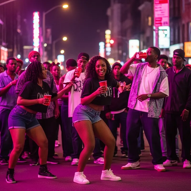 90s Hip Hop Street Party Vibes