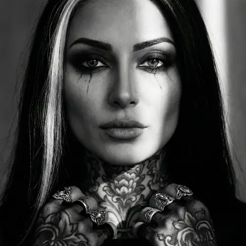 Stunning Middle Eastern Woman - Coldly Beautiful Portrait