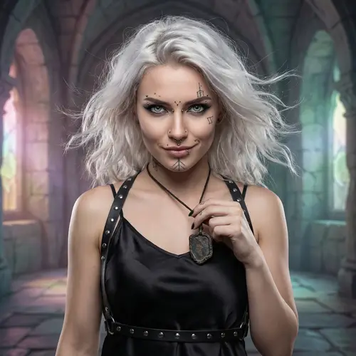 Fantasy Gothic Woman Art | Photorealistic Illustration