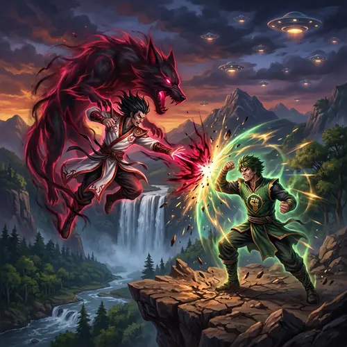 Epic Battle: Toji Fushiguro vs. Midoriya in Jujutsu Kaisen