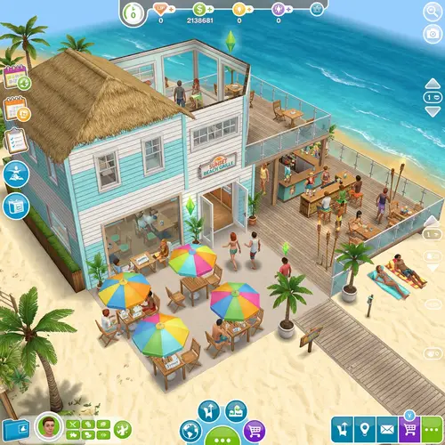 Sims Freeplay Beachfront Restaurant Guide