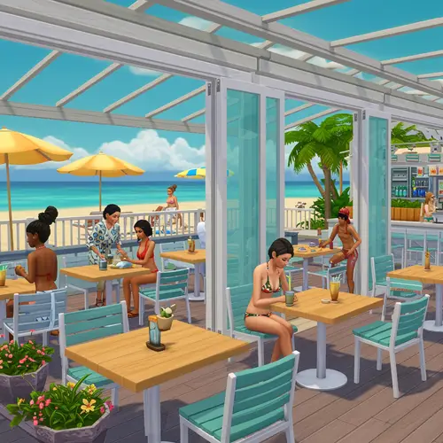 Sims Freeplay Beachfront Restaurant Guide