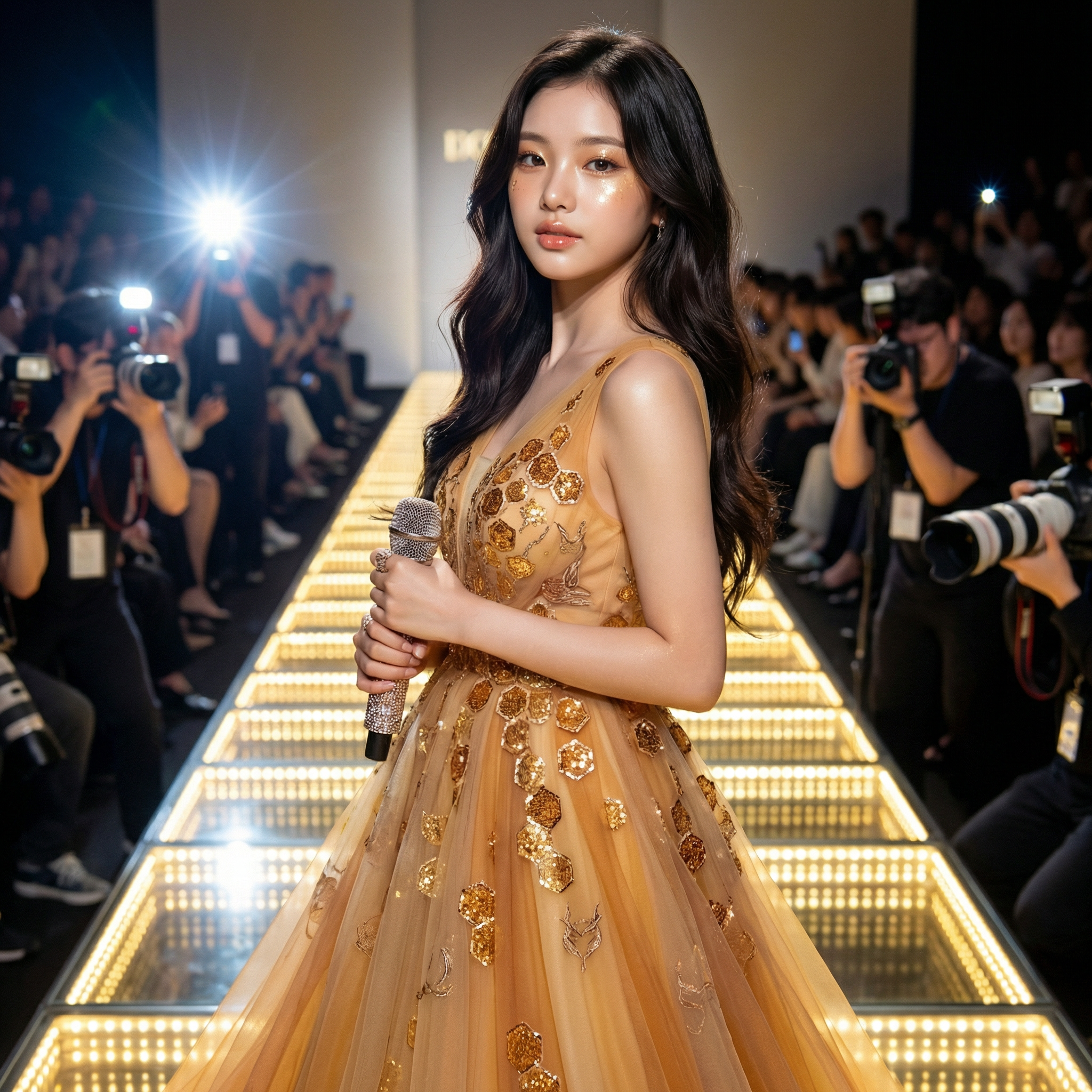Stunning K-Pop Idol – Fashion-Forward & Vibrant | AI Art Generator