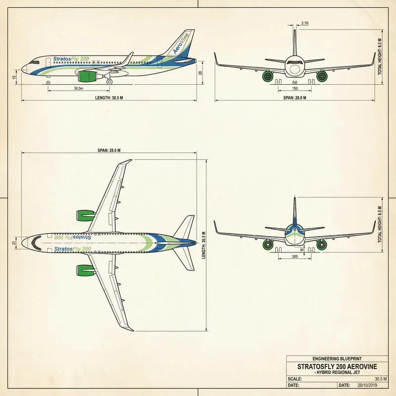 StratosFly 200: Hybrid Regional Jet Design StratosFly 200: Hybrid Regional Jet Design