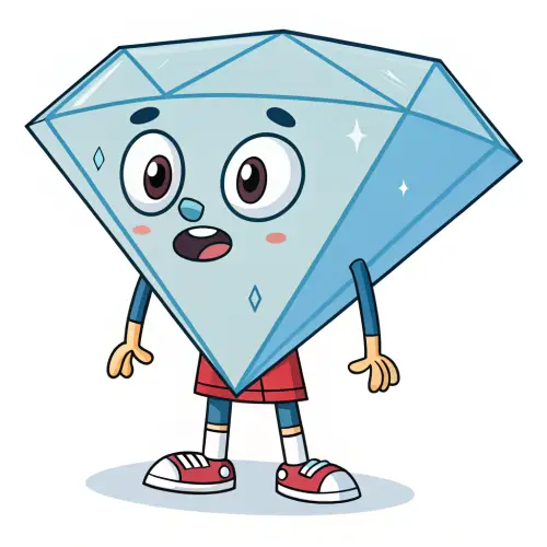 Diamond Boy: The Cartoon Character with a Sparkling Twist