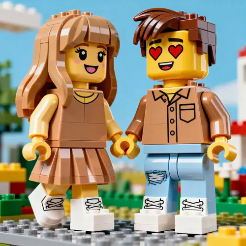 Love in Lego: Adorable Couples Holding Hands