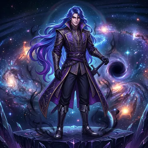 Emperor Kayn | Galaxy Villain with Blue Purple Hair