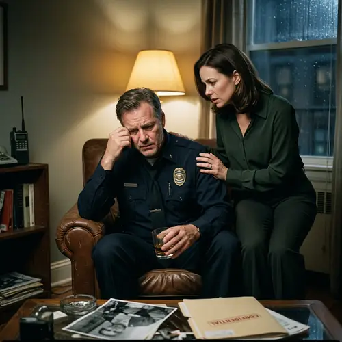 Corrupt Cop's Secret Affair in a Dark Room