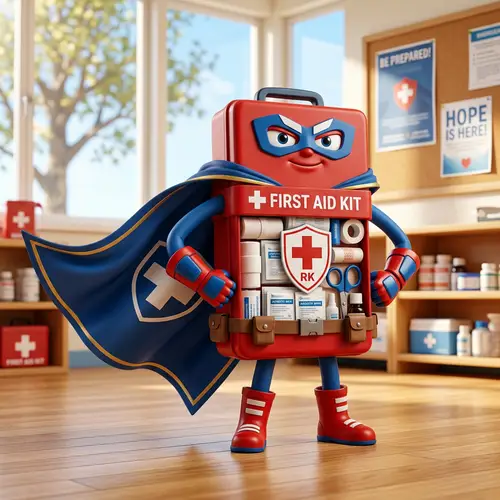 Superhero-Themed First Aid Kit for Emergency Preparedness