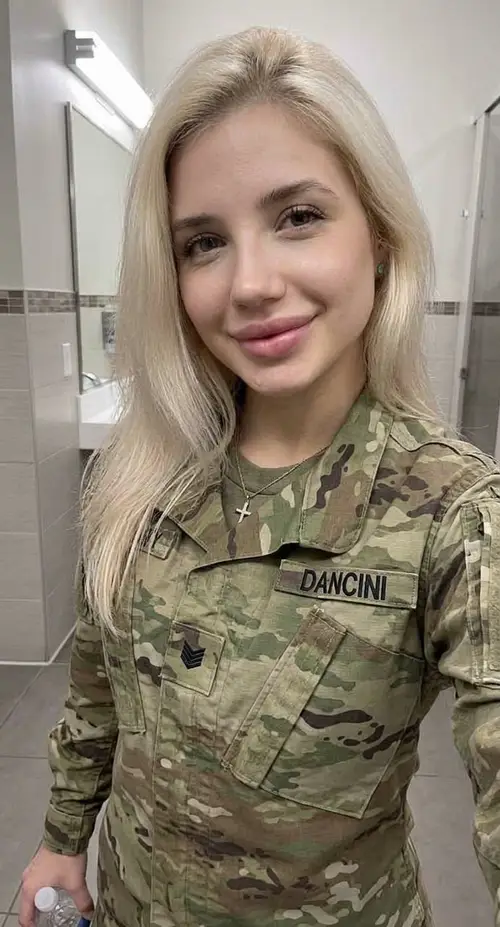 Dancini's Army Selfie: Bold and Stylish