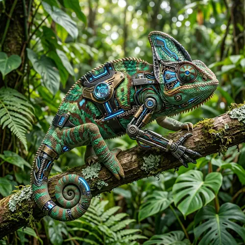 Cyborg Chameleon - The Future of Nature