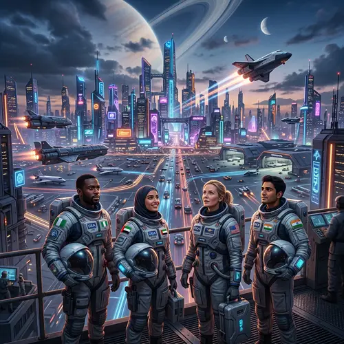 Epic Sci-Fi Mission to a Distant Planet