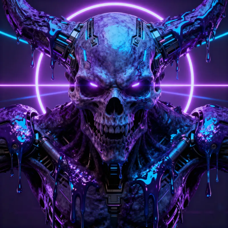 Evil Cyberpunk Demonic Super Monster