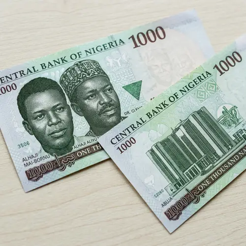 Nigerian 1000 Naira Bill - Alhaji Aliyu Sunusi & Dr Clement Isong Portrait