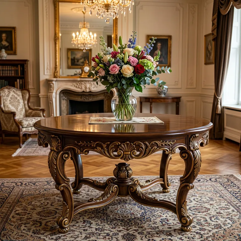 Exquisite Handcrafted Hardwood Table