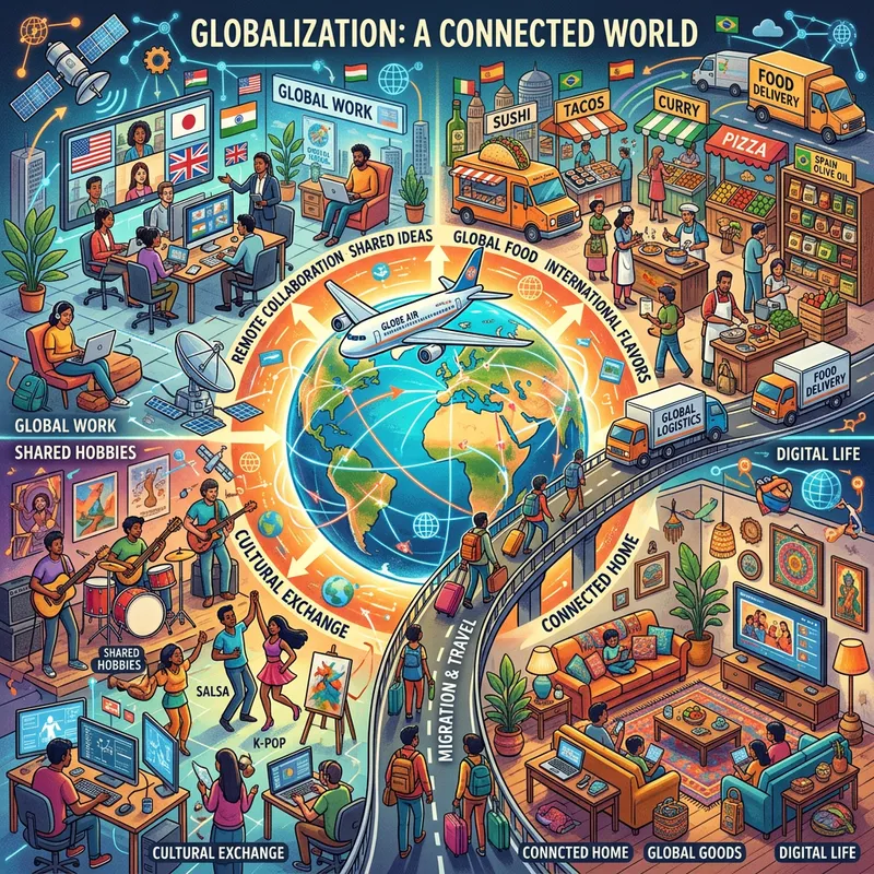 Globalization Illustrated: Work, Food, Hobbies, Home Globalization Illustrated: Work, Food, Hobbies, Home