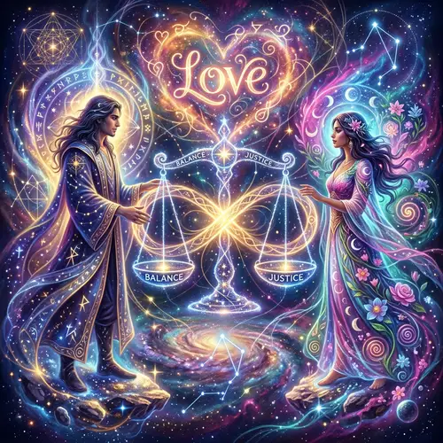 Libra Zodiac Love Infinity Ivan Soraya Art