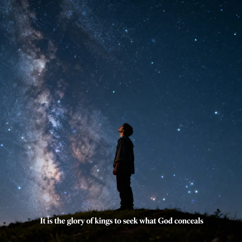 The Seeker Under the Stars: Cosmic Wonder