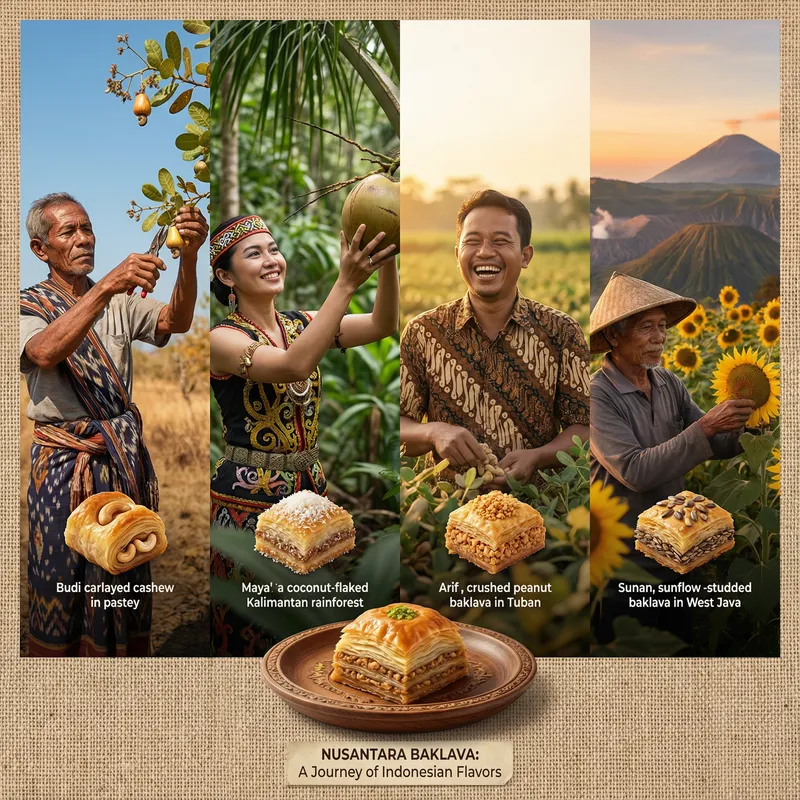 Nusantara Baklava: Diverse Flavors and Culinary Stories of Indonesia