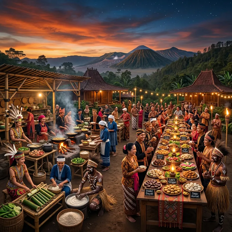 Celebration of Unity: Sweet Harmony Among Indonesia's Tribes Celebration of Unity: Sweet Harmony Among Indonesia's Tribes