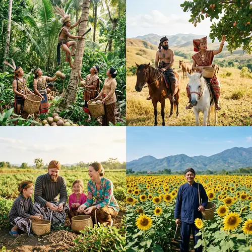 Cultural Diversity in Kalimantan, Sumba, Jawa, and Bandung