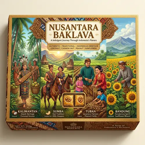 Cultural Richness of Indonesia: Portraits of Dayak, Javanese, Sundanese, and Nusantara Baklava