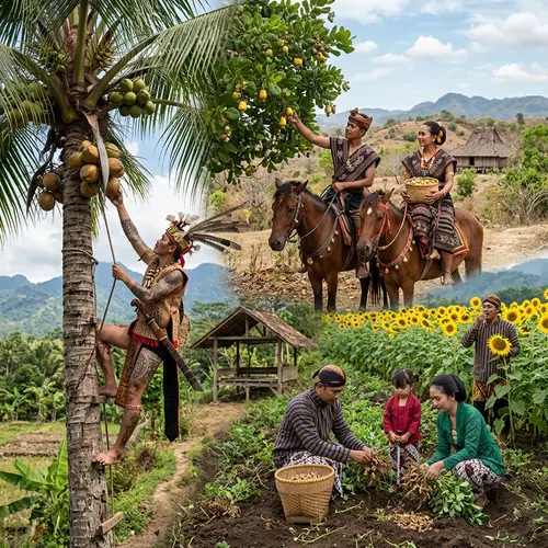 Traditional Harvesting Practices in Indonesia